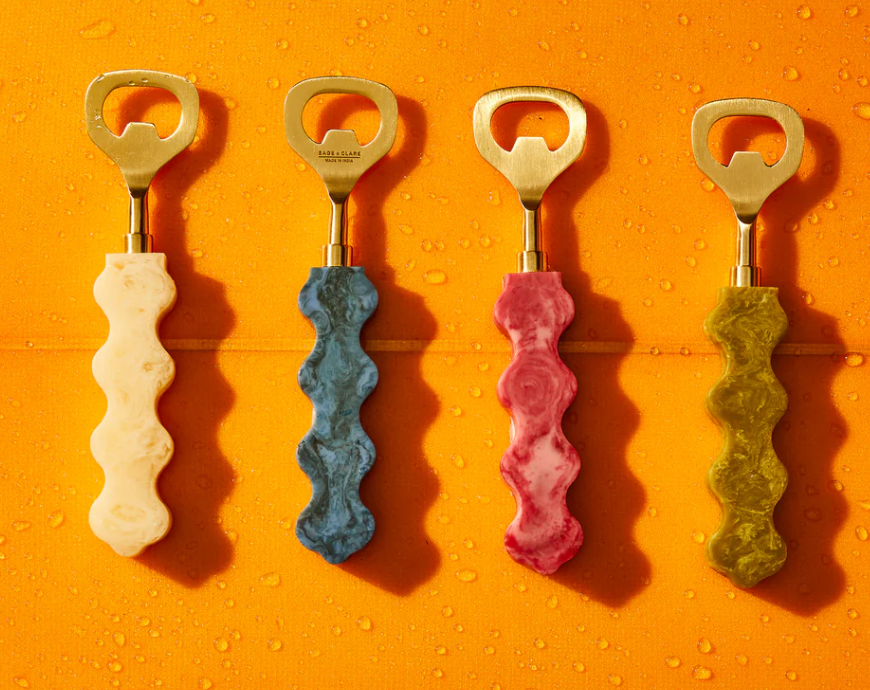 Rebel bottle opener - pearl (White)