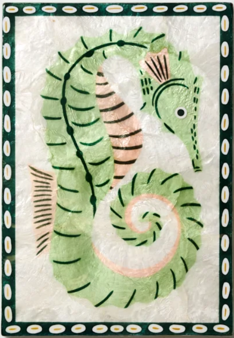 Mariner seahorse plaque