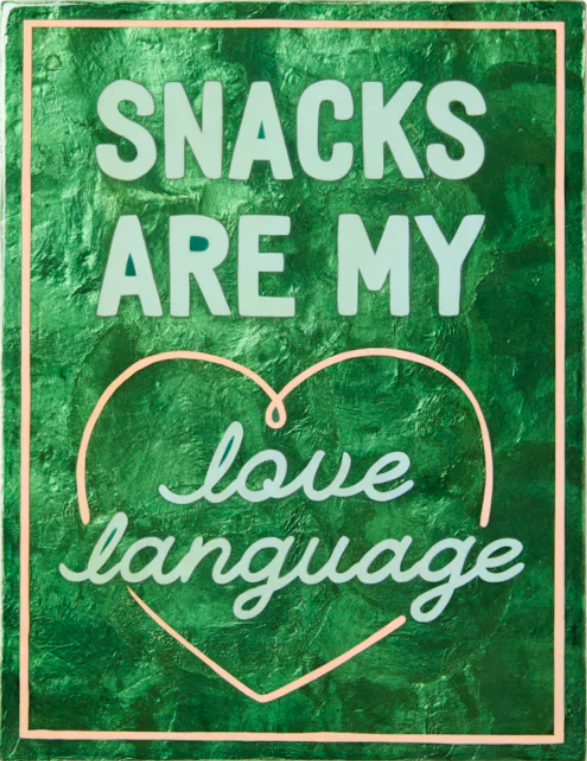 Snacks Plaque