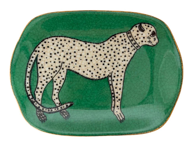 Snow Leopard savon dish
