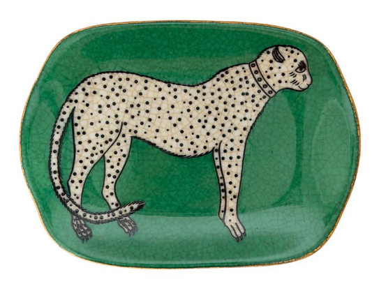Snow Leopard savon dish - DUE INTO STORE MID APRIL