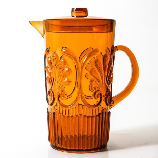 amber gala acrylic wine jug