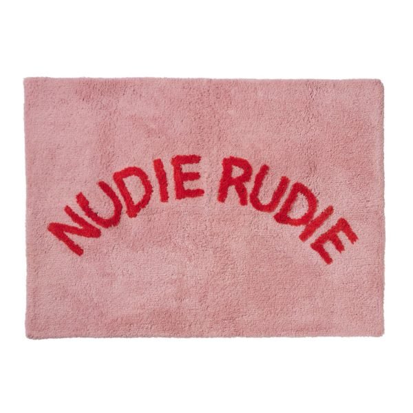 tula nudie bath mat pink