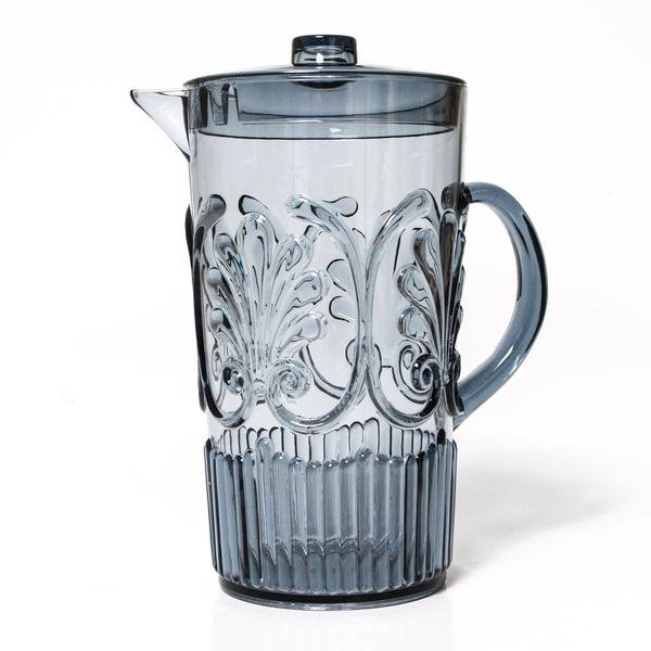Blue Acrylic BPA free jug lightweight and outdoors safe