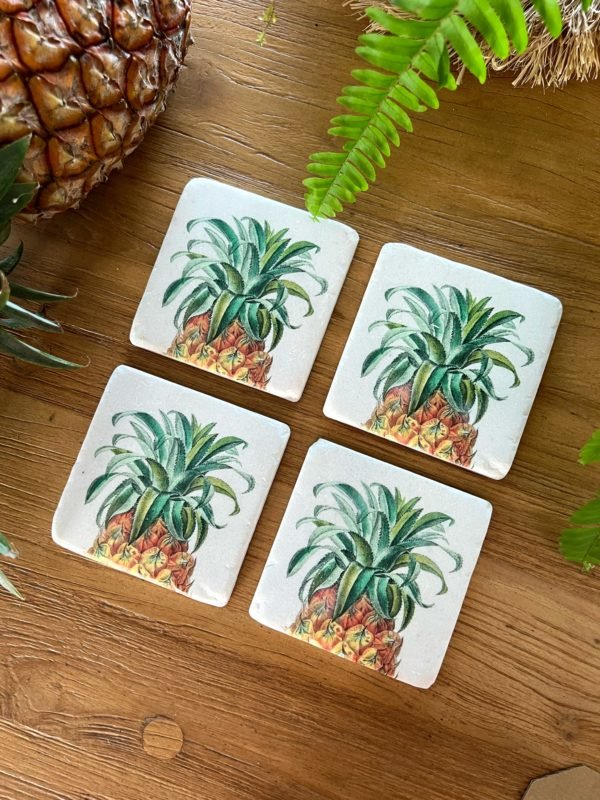 pineapple coasters