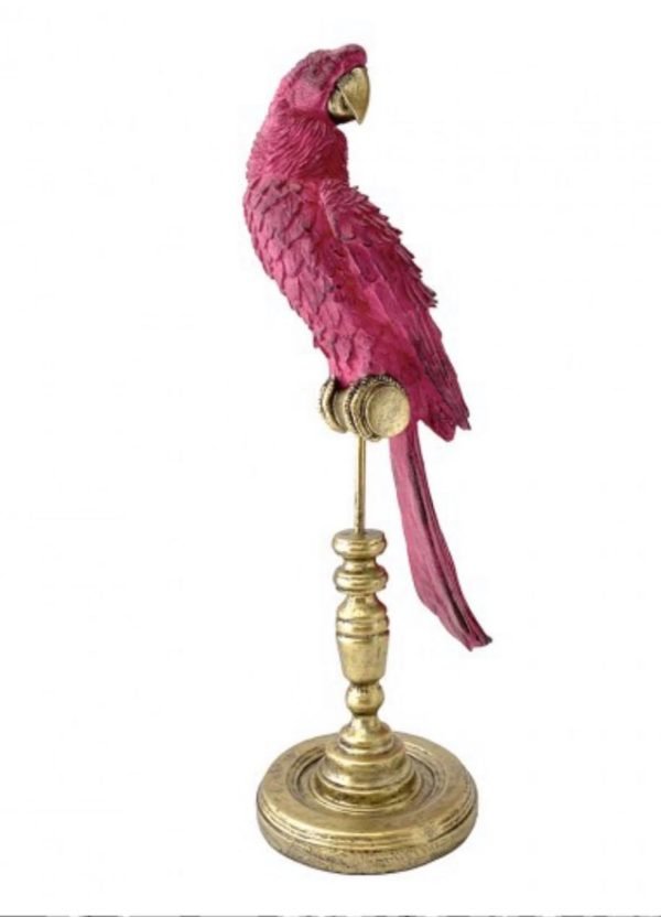 hot pink gold stand C.A.M aviary parrot product image