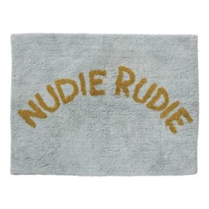 tula nudie bath mat chambray