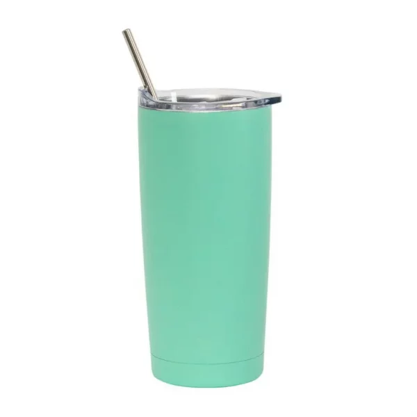 Double walled smoothie tumbler mint