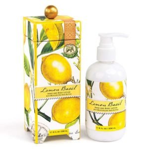 lemon and basil hand and body lotion