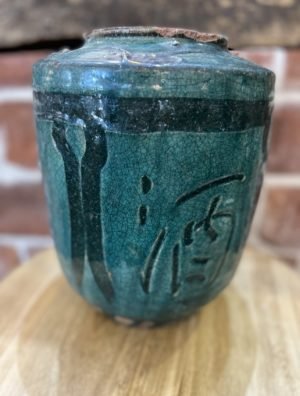 green antique vase 2